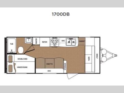 Floorplan - 2015 Dutchmen RV Aspen Trail 1700DB