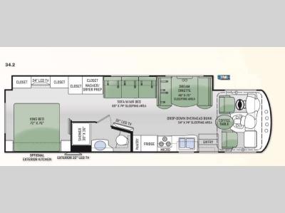 Floorplan - 2015 Thor Motor Coach Miramar 34.2
