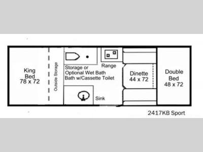 Floorplan - 2014 TrailManor 2417 Sport 2417KB