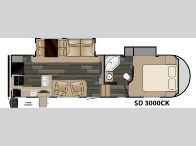 Floorplan - 2015 Heartland Sundance 3000CK