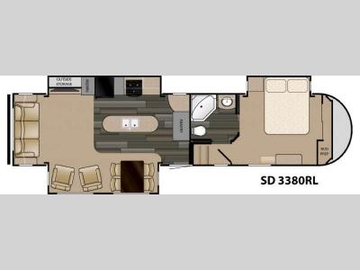 Floorplan - 2015 Heartland Sundance 3380RL