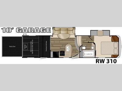 Floorplan - 2015 Heartland Road Warrior 310