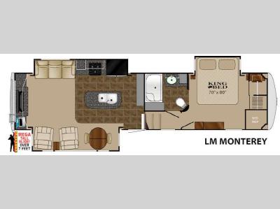 Floorplan - 2015 Heartland Landmark Monterey