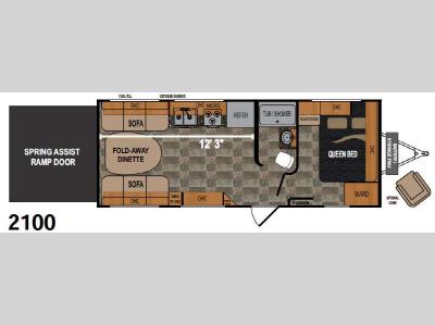 Floorplan - 2015 Dutchmen RV Rubicon 2100
