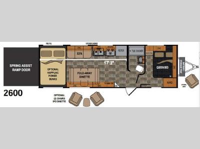 Floorplan - 2015 Dutchmen RV Rubicon 2600