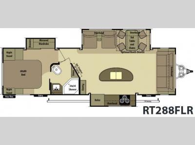 Floorplan - 2015 Open Range RV Roamer RT288FLR