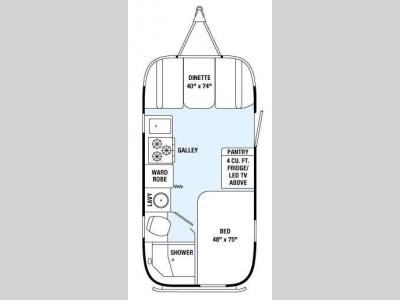 Floorplan - 2015 Airstream RV International Signature 19