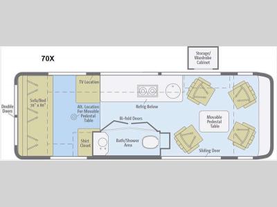Floorplan - 2015 Winnebago Era 70X
