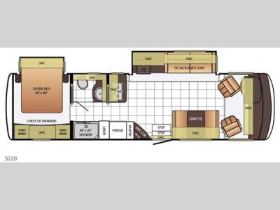 Floorplan - 2015 Newmar Bay Star Sport 3220