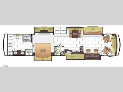 Floorplan - 2015 Newmar Ventana 4369