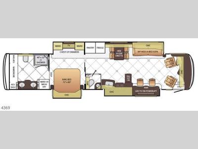 Floorplan - 2015 Newmar Dutch Star 4369