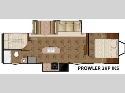 Floorplan - 2015 Heartland Prowler 29P IKS