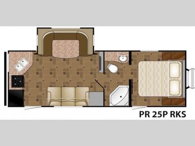 Floorplan - 2015 Heartland Prowler 25P RKS