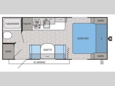 Floorplan - 2015 Jayco Jay Flight SLX 195RB