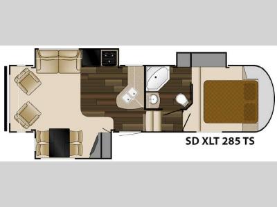 Floorplan - 2015 Heartland Sundance XLT 285TS