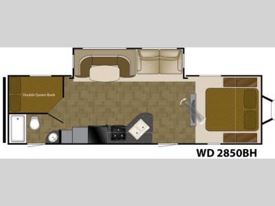 Floorplan - 2015 Heartland Wilderness 2850BH