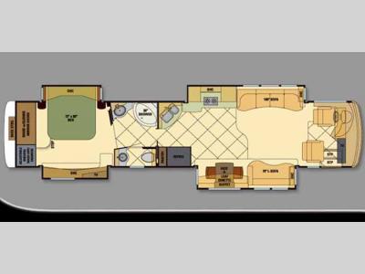 Floorplan - 2007 Newmar Essex 4510