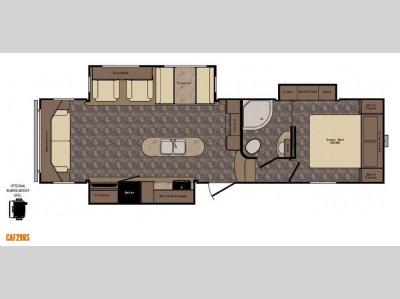 Floorplan - 2015 CrossRoads RV Cruiser Aire CAF29RS