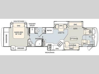 Floorplan - 2006 Monaco Signature Series 42 Chateau IV
