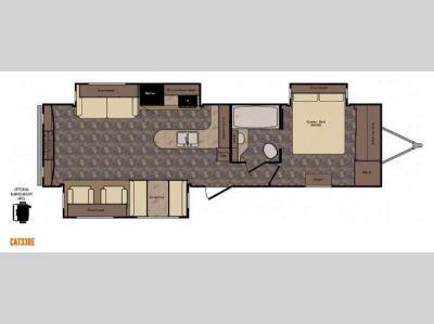 Floorplan - 2015 CrossRoads RV Cruiser Aire CAT33RE