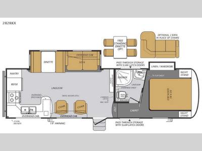 Floorplan - 2015 Forest River RV Wildcat Maxx 282RKX