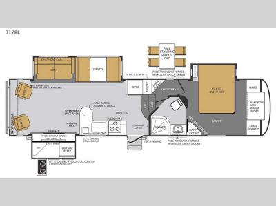 Floorplan - 2015 Forest River RV Wildcat Maxx 317RL
