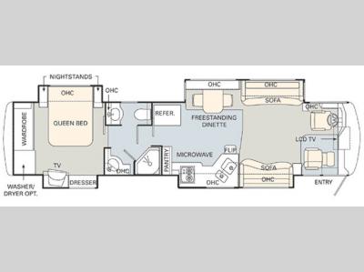 Floorplan - 2006 Monaco Dynasty 40 Platinum IV