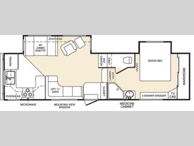 Floorplan - 2006 Keystone RV Mountaineer 297 RKS