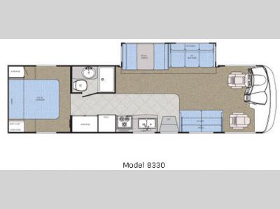 Floorplan - 2007 Gulf Stream RV Independence 8330