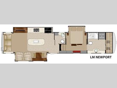 Floorplan - 2015 Heartland Landmark Newport