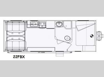 Floorplan - 2015 Pacific Coachworks Ragen 22FBX