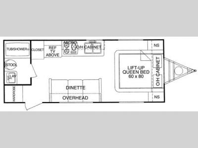 Floorplan - 2006 Shadow Cruiser Fun Finder T210