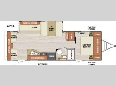 Floorplan - 2015 Venture RV SportTrek 270VRL