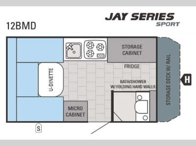Floorplan - 2015 Jayco Jay Series Sport 12BMD