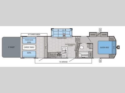 Floorplan - 2015 Jayco Seismic Wave 310W