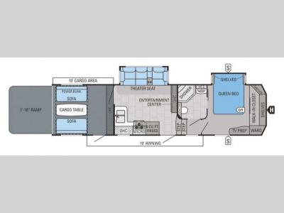 Floorplan - 2015 Jayco Seismic Wave 320W