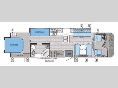 Floorplan - 2015 Jayco Precept 35UP