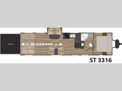 Floorplan - 2016 Cruiser Stryker ST-3316