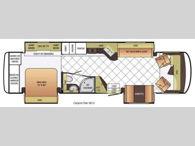 Floorplan - 2015 Newmar Canyon Star 3612