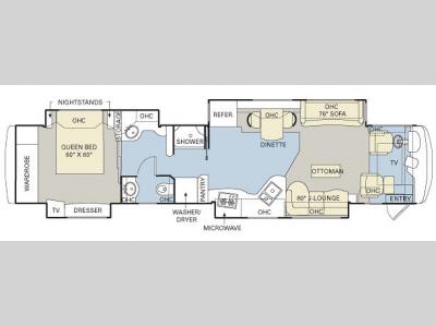Floorplan - 2007 Monaco Signature Series 45 Castle IV