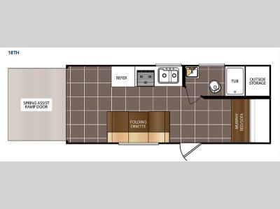 Floorplan - 2015 Prime Time RV Avenger 18TH