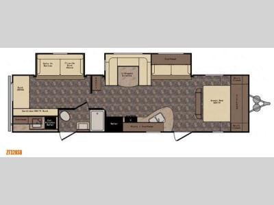 Floorplan - 2015 CrossRoads RV Z 1 ZT328SB