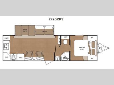 Floorplan - 2015 Dutchmen RV Aspen Trail 2720RKS