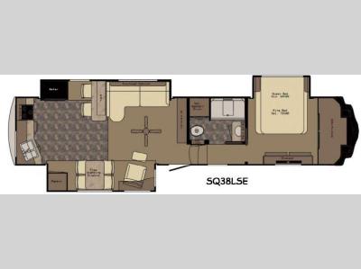 Floorplan - 2015 Redwood RV Sequoia SQ38LSE