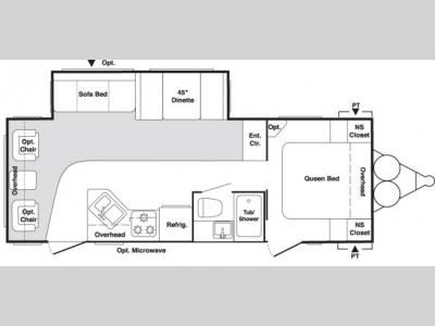 Floorplan - 2007 Keystone RV Springdale 266RELLGL