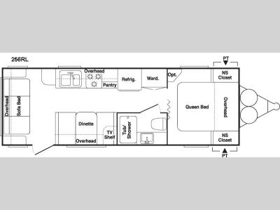 Floorplan - 2007 Keystone RV Springdale 256RL