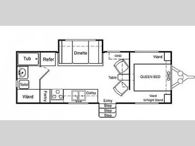 Floorplan - 2004 Northwood Arctic Fox 25 R