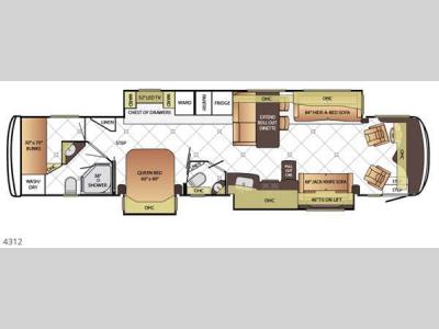 Floorplan - 2015 Newmar Dutch Star 4312