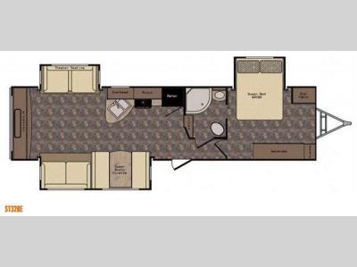 Floorplan - 2015 CrossRoads RV Hill Country HCT32RE