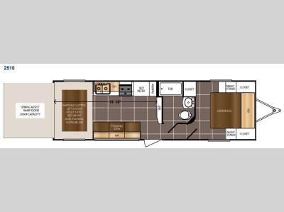 Floorplan - 2015 Prime Time RV Spartan 300 Series 2510